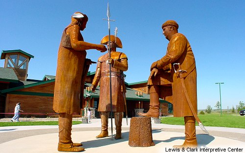 Lewis And Clark Interpretive Center In Washburn North Dakota On The Lewis And Clark Trail